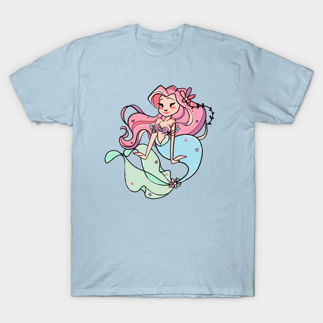 Januaria Mermaid T-Shirt by Maxineart